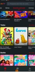 Tela do aplicativo UniTV 4